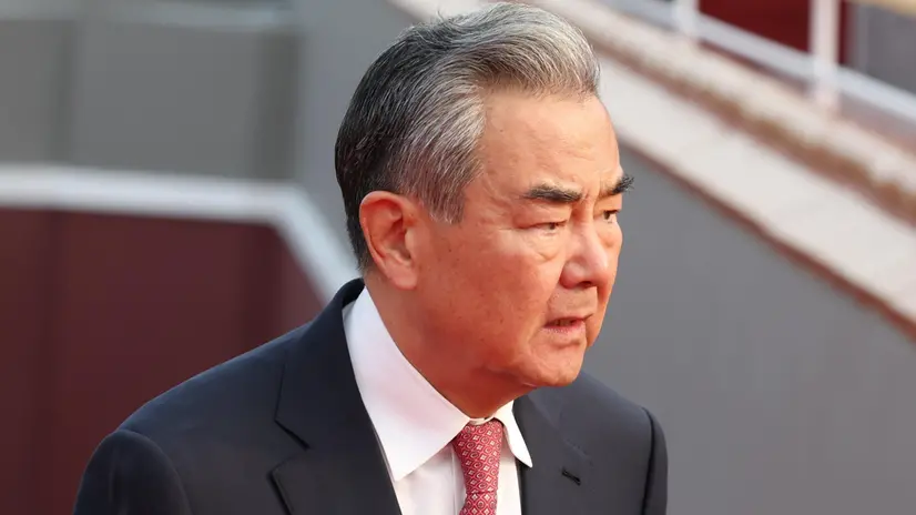 epa12347490 Chinese Foreign Minister Wang Yi arrives to attend a military parade marking the 80th anniversary of victory in the Chinese People's War of Resistance against Japanese Aggression and the end of World War Two, in Tiananmen Square in Beijing, China, 03 September 2025. EPA/ALEXANDER KAZAKOV/SPUTNIK/KREMLIN POOL MANDATORY CREDIT