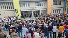 L'inaugurazione del polo scolastico di San Andrea a Concesio - © www.giornaledibrescia.it