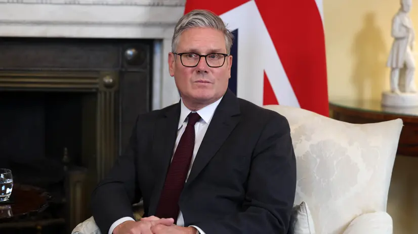 epa12365361 Britain's Prime Minister Keir Starmer meets with the Secretary General of the North Atlantic Treaty Organization (NATO), Mark Rutte (not pictured), at Downing Street in London, Britain, 09 September 2025. EPA/NEIL HALL / POOL