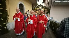 La celebrazione religiosa per la festa di Santa Croce