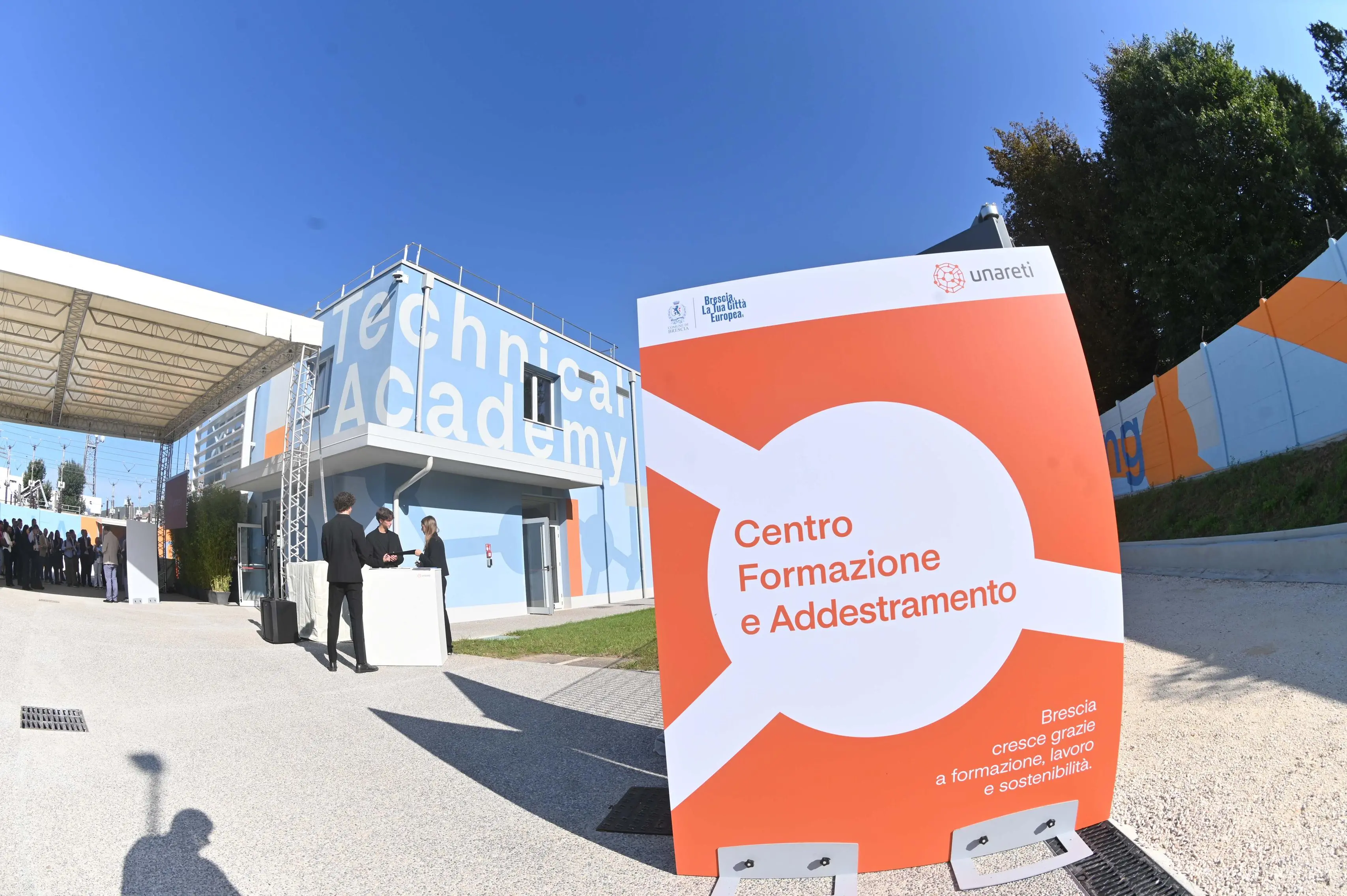 L'inaugurazione del centro di formazione di A2A a San Bartolomeo