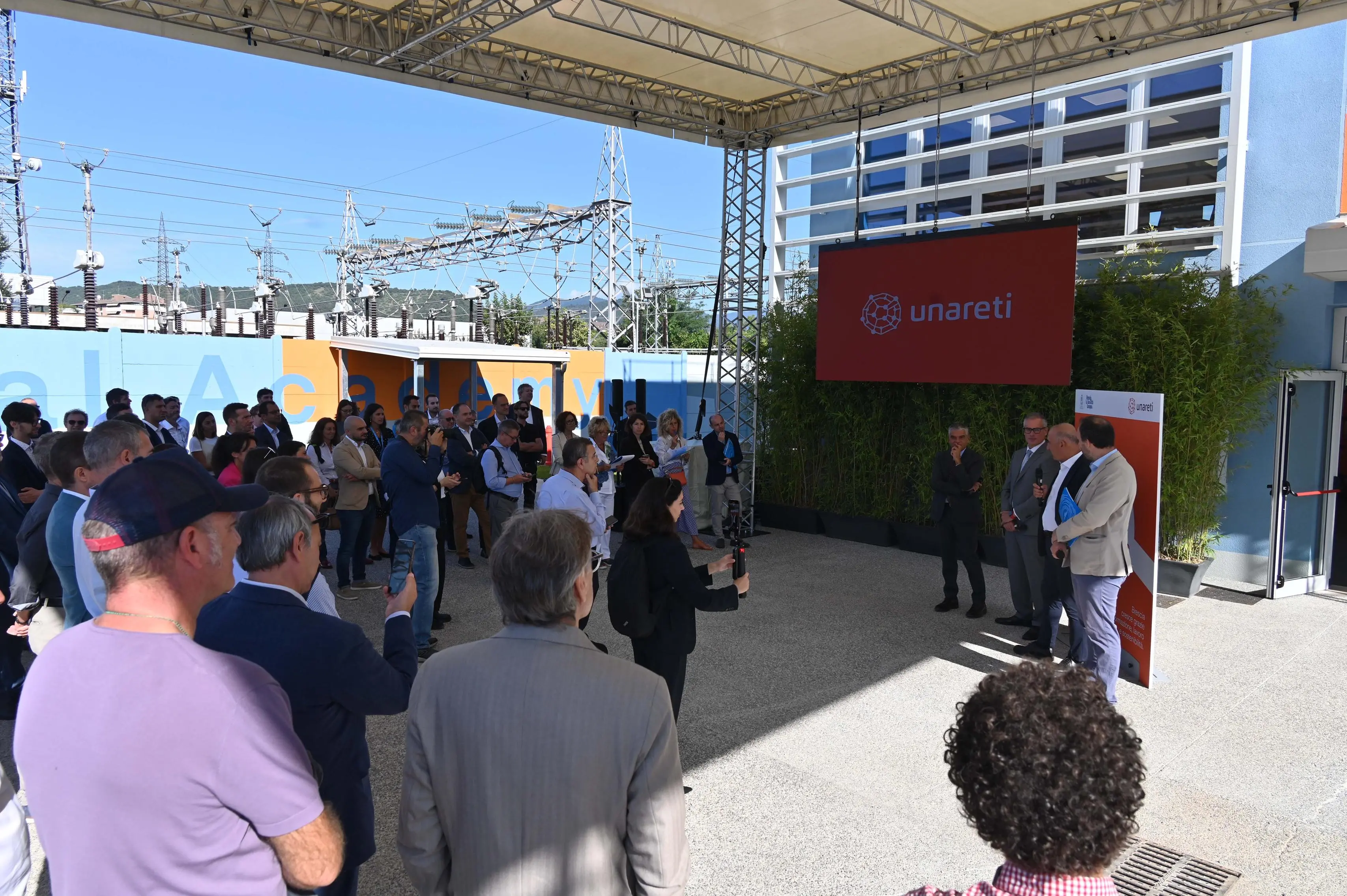 L'inaugurazione del centro di formazione di A2A a San Bartolomeo
