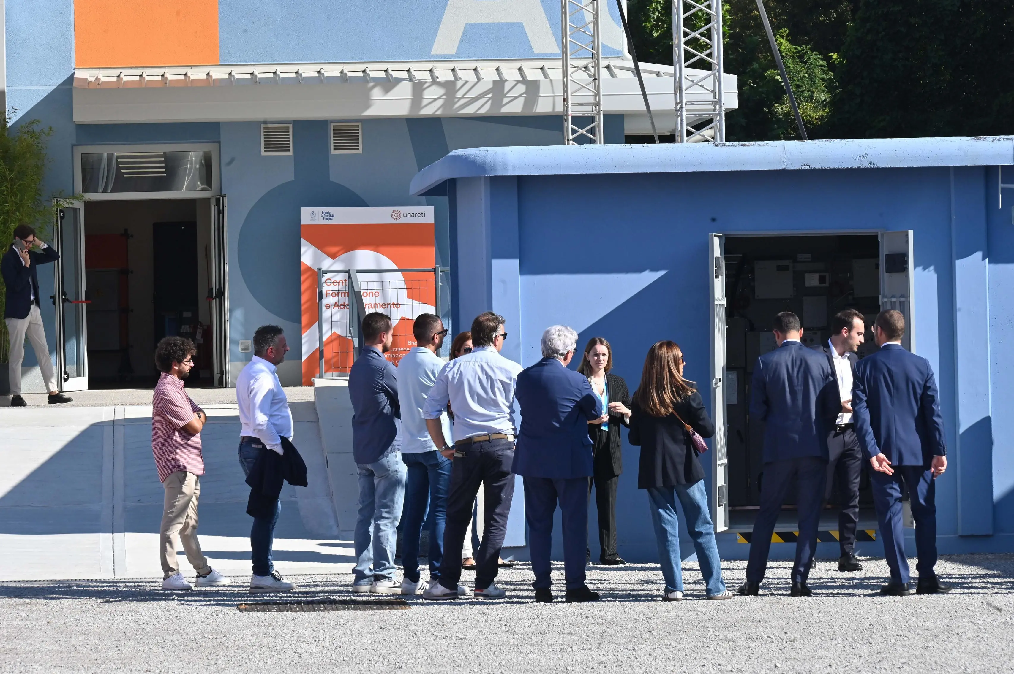 L'inaugurazione del centro di formazione di A2A a San Bartolomeo