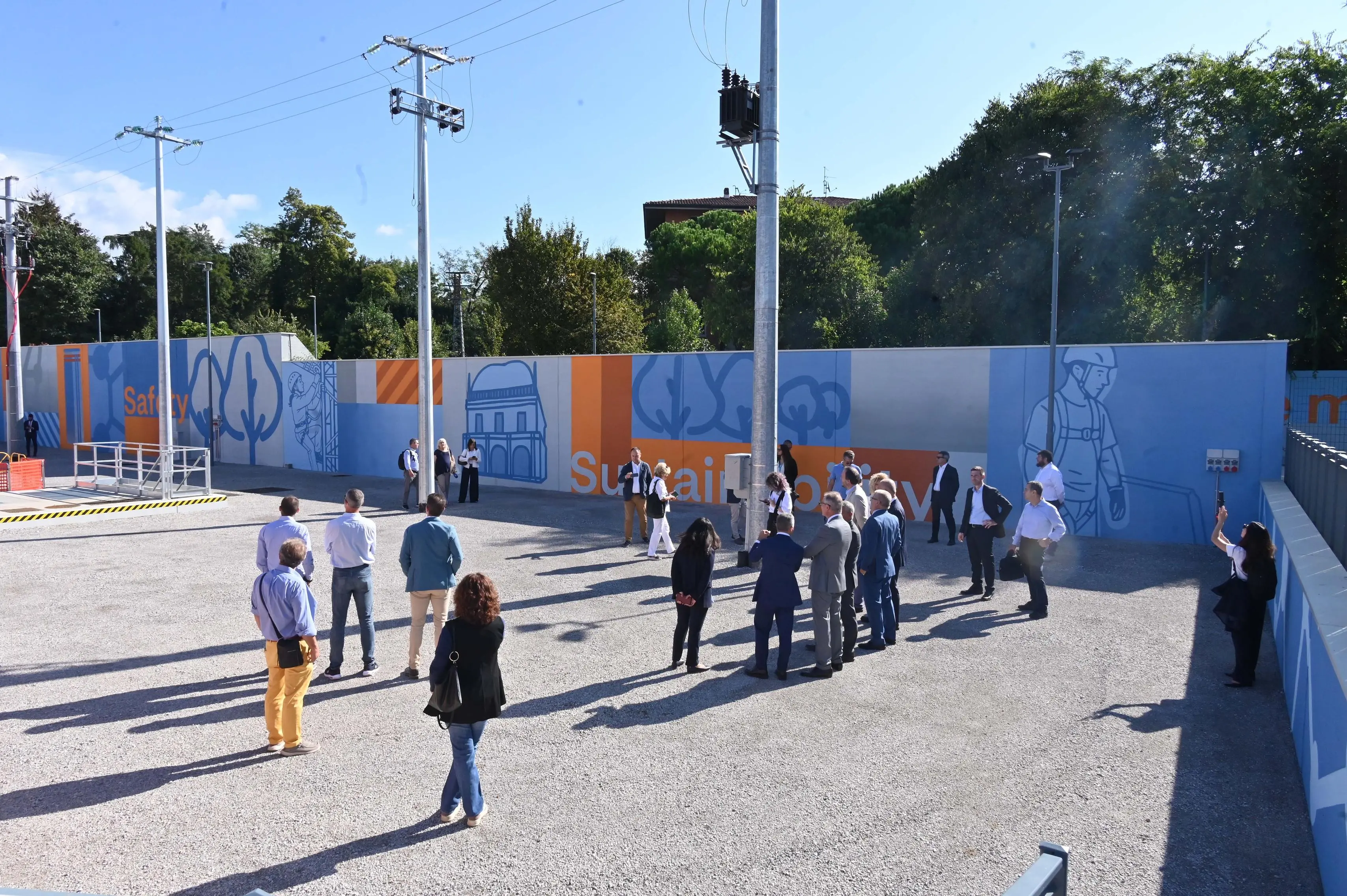L'inaugurazione del centro di formazione di A2A a San Bartolomeo