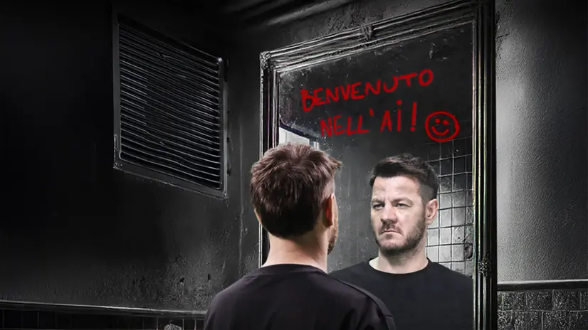 Cattelan porta in scena «Benvenuti nell’AI»