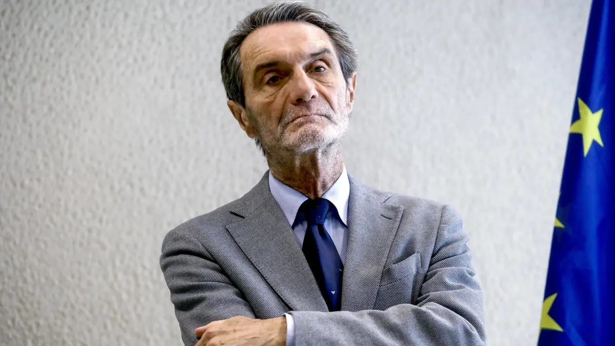 Il presidente Attilio Fontana - © www.giornaledibrescia.it