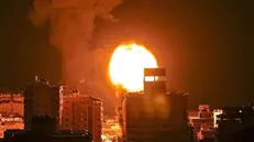 I bombardamenti a Gaza City