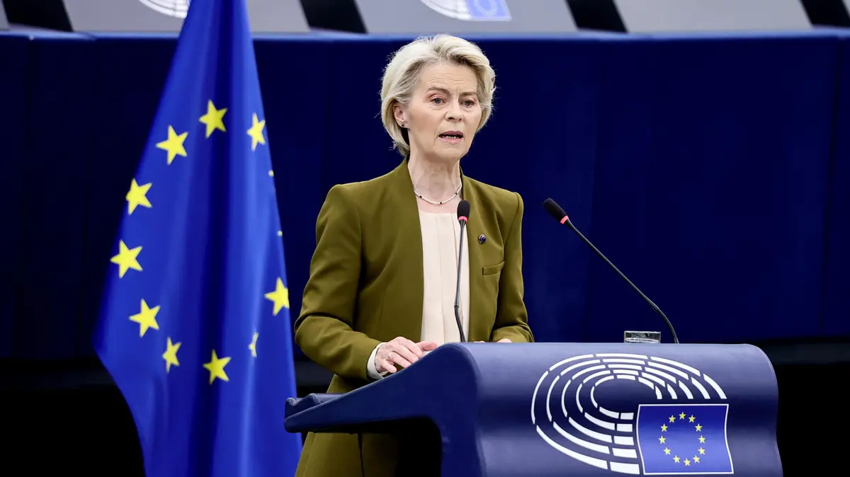 La presidente della Commissione europea, Ursula von der Leyen - Foto Ansa © www.giornaledibrescia.it
