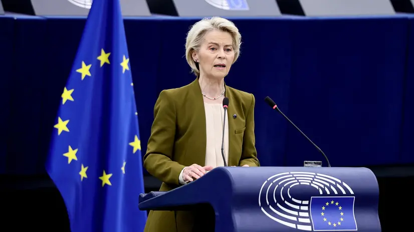 La presidente della Commissione europea, Ursula von der Leyen - Foto Ansa © www.giornaledibrescia.it