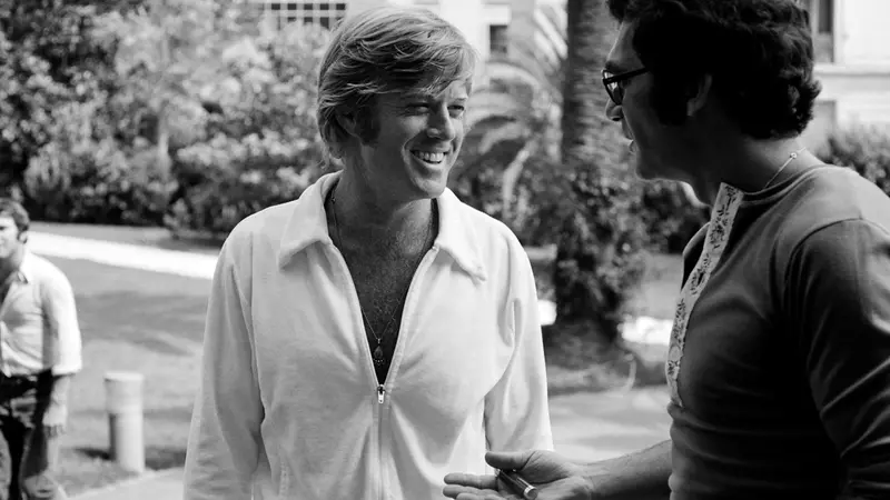 Robert Redford con Sydney Pollack - Foto Ansa © www.giornaledibrescia.it