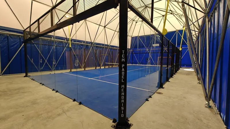 Un campo realizzato da Italian Padel