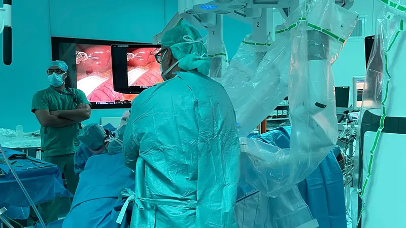 L'équipe in sala operatoria