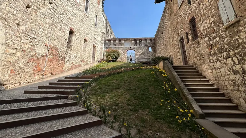 Uno scorcio verde in Castello a Brescia