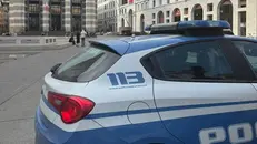 Un'auto della Polizia di Stato di Brescia