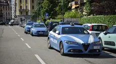 Omicidio suicidio in via Scheiwiller, Milano 10 Luglio 2025 ANSA/MATTEO CORNER