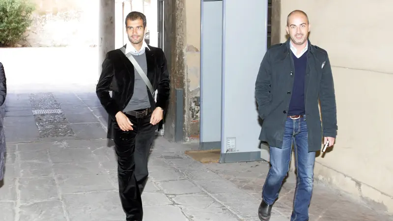 Guardiola esce dalla Corte d'appello dopo l'assoluzione - Foto Eden © www.giornaledibrescia.it