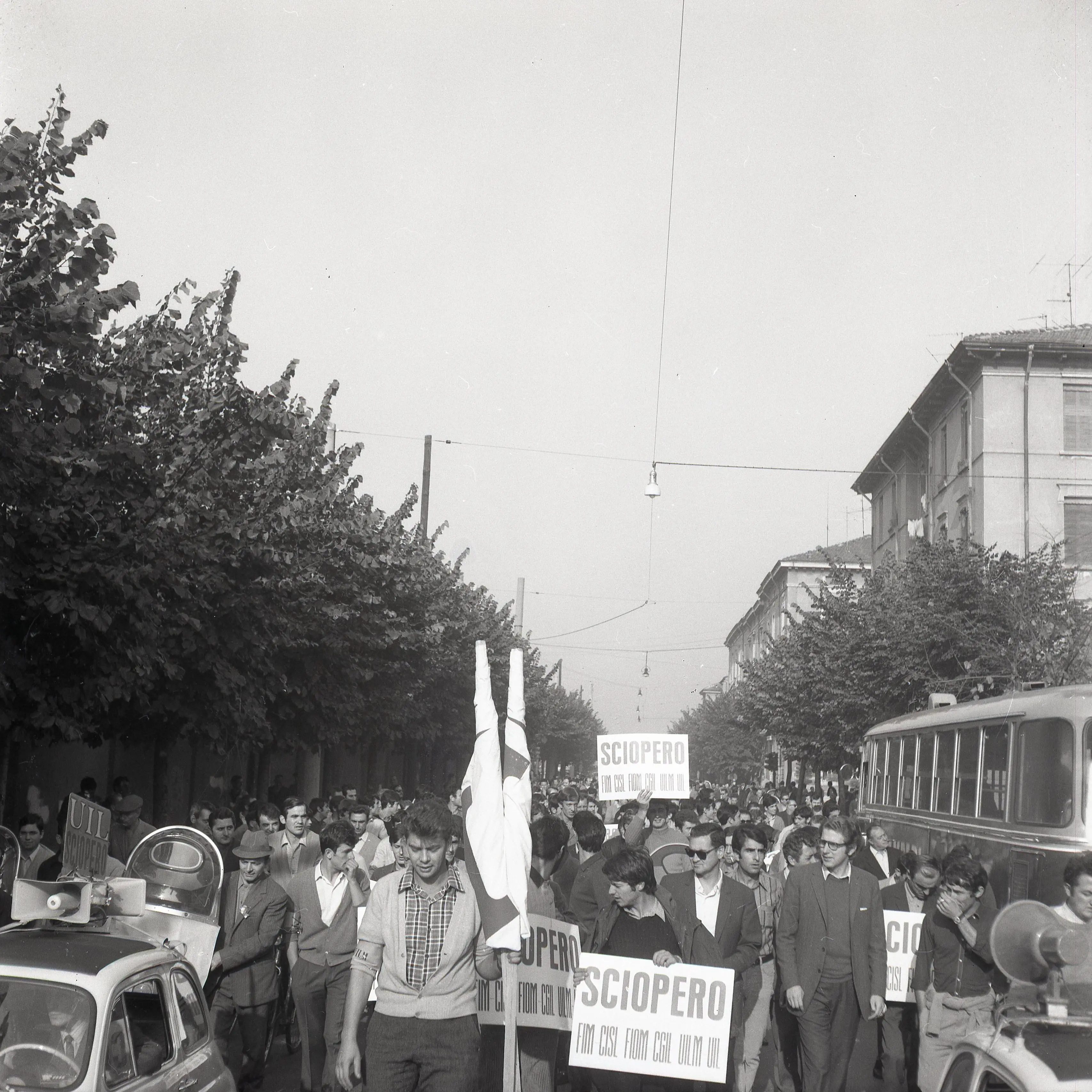 Lo sciopero dei metalmeccanici Cisl nel 1969