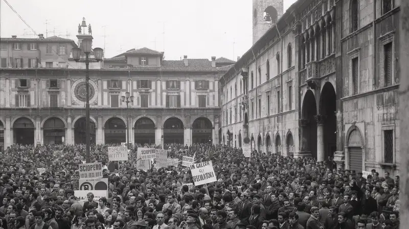 Lo sciopero dei metalmeccanici Cisl nel 1969