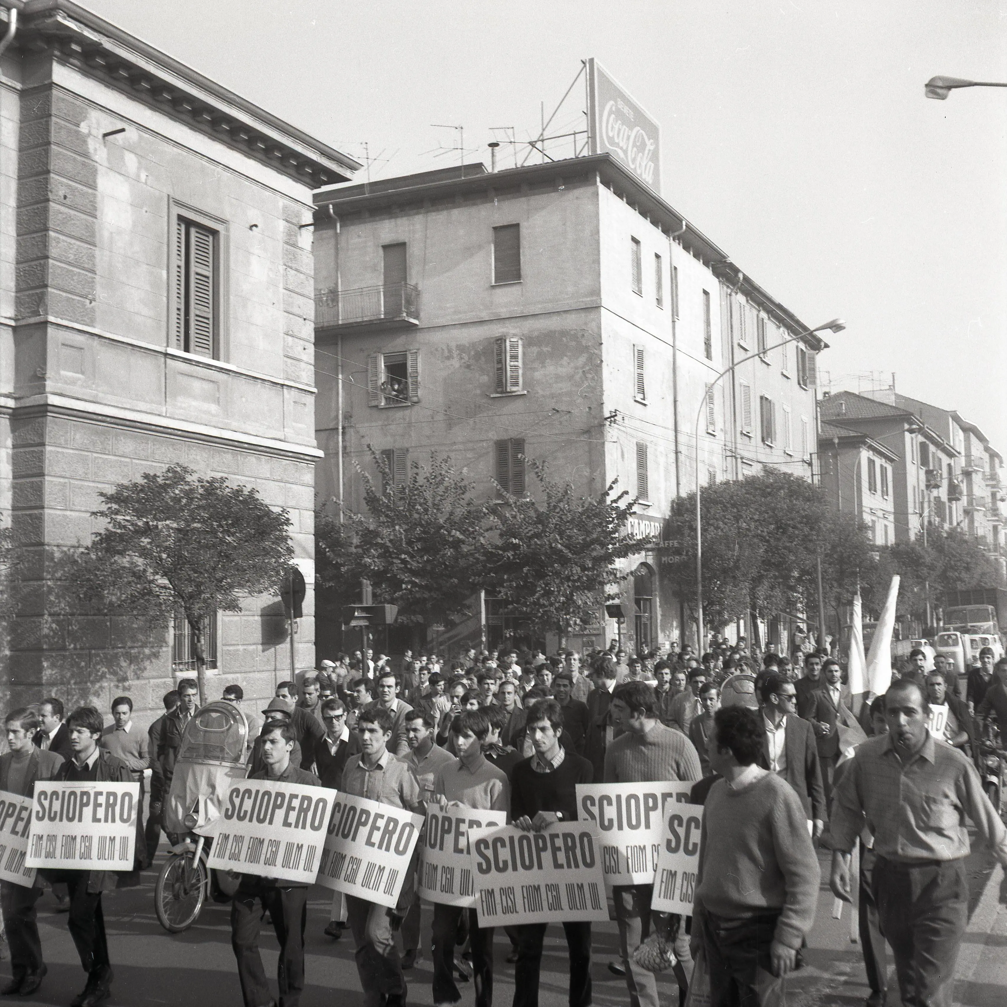 Lo sciopero dei metalmeccanici Cisl nel 1969