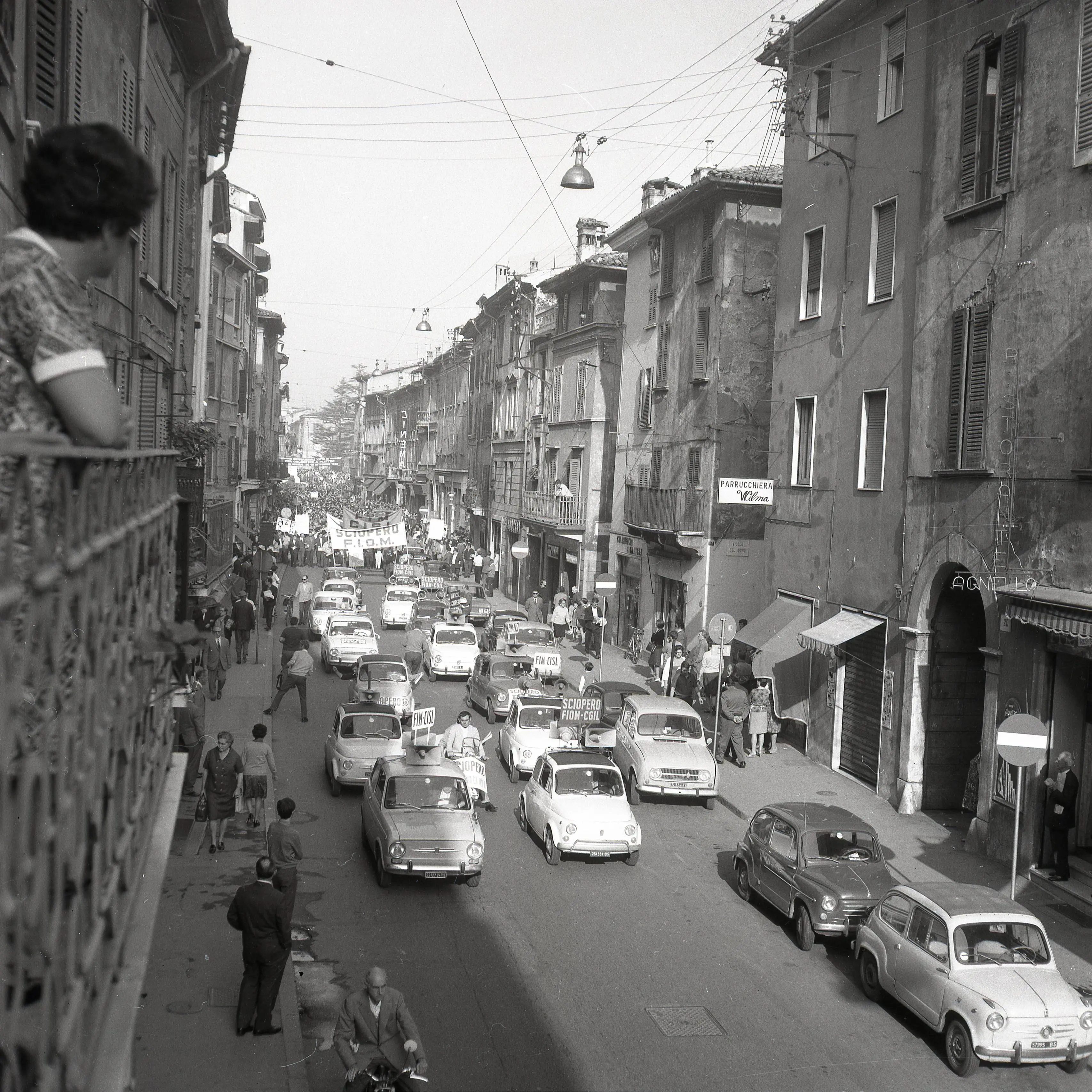 Lo sciopero dei metalmeccanici Cisl nel 1969