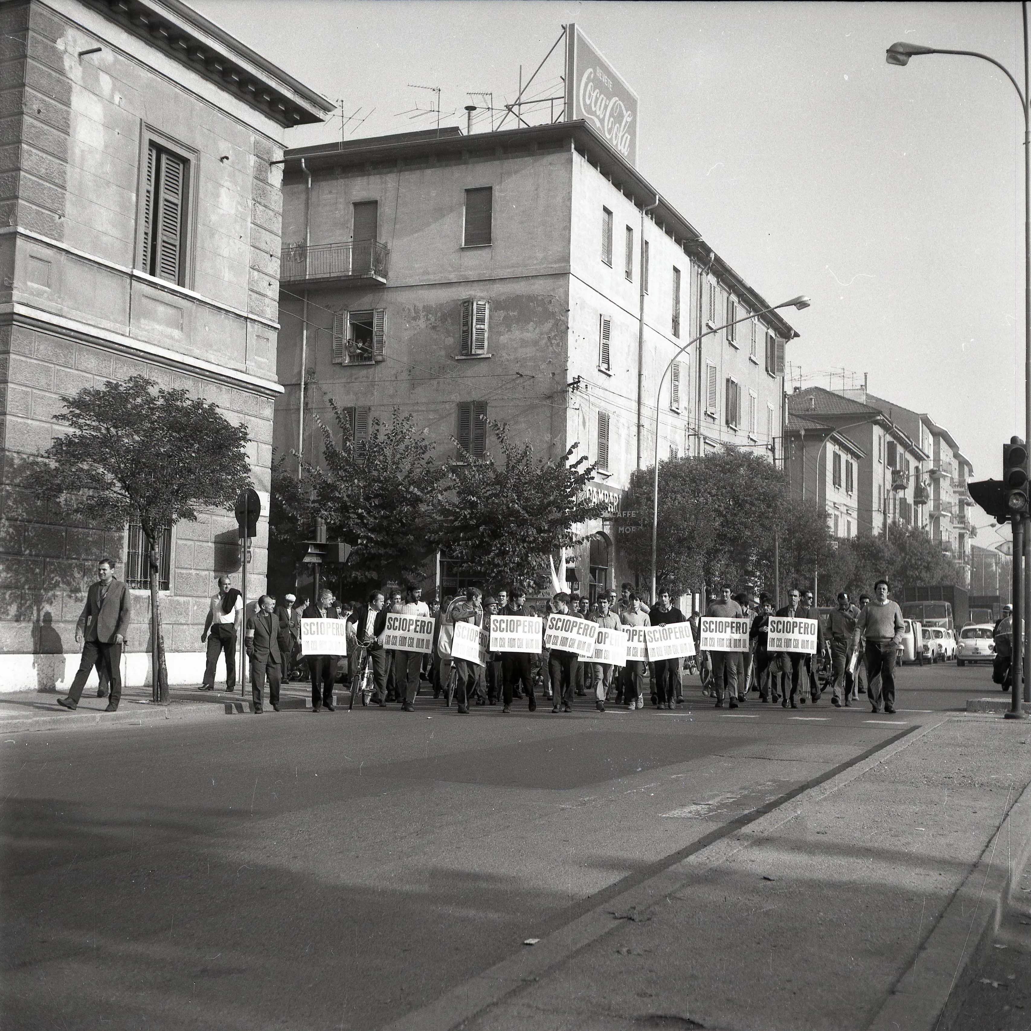 Lo sciopero dei metalmeccanici Cisl nel 1969