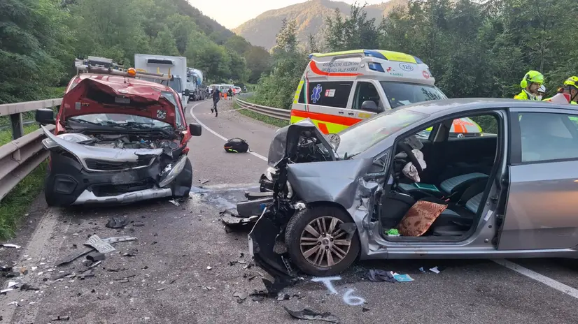 Incidente frontale tra Barghe e Vestone - © www.giornaledibrescia.it