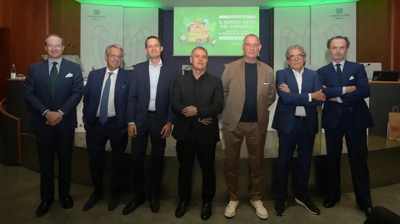 I relatori del convegno - © www.giornaledibrescia.it