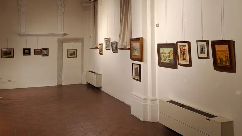 L'«Esposizione d'arte solidale» alla pieve di Urago Mella - © www.giornaledibrescia.it