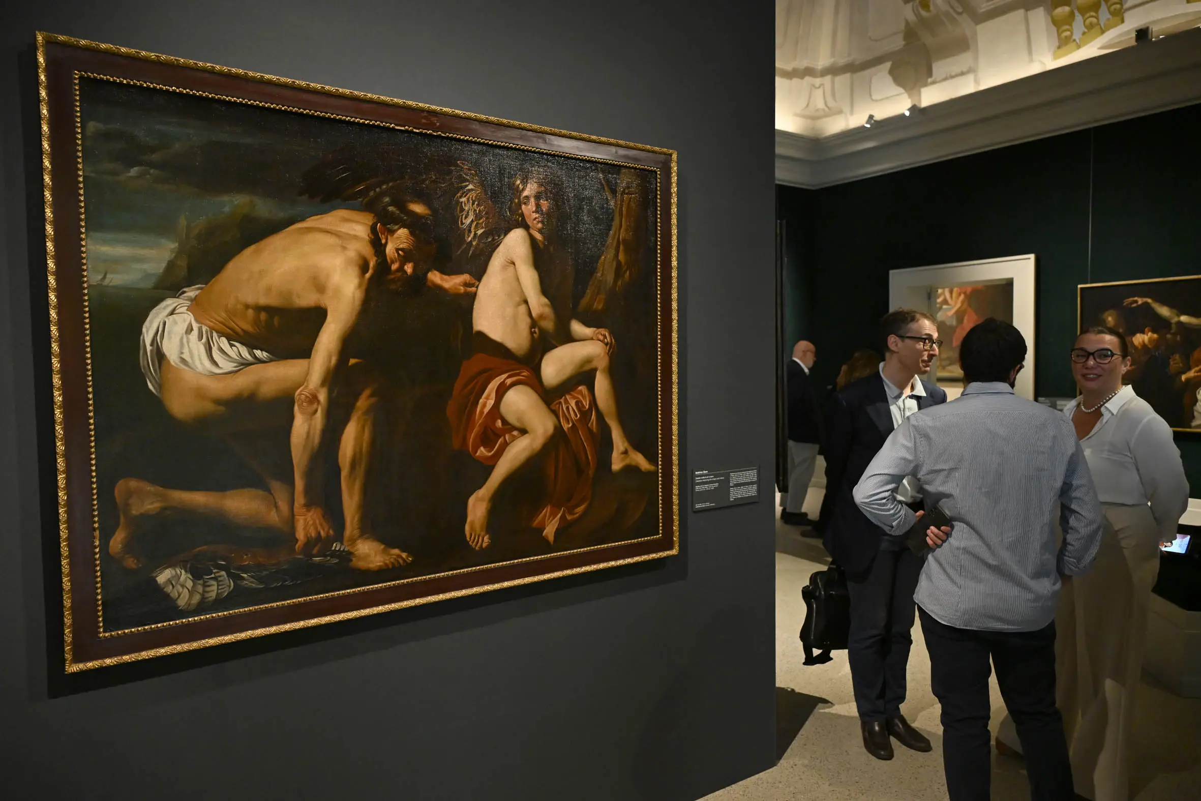 SPETTACOLI BRESCIA PINACOTECA TOSIO MARTINENGO INAUGURAZIONE MOSTRA DI MATTHIAS STOM NELLA FOTO MOSTRA E OPERE 18/09/2025 newreporter©favretto