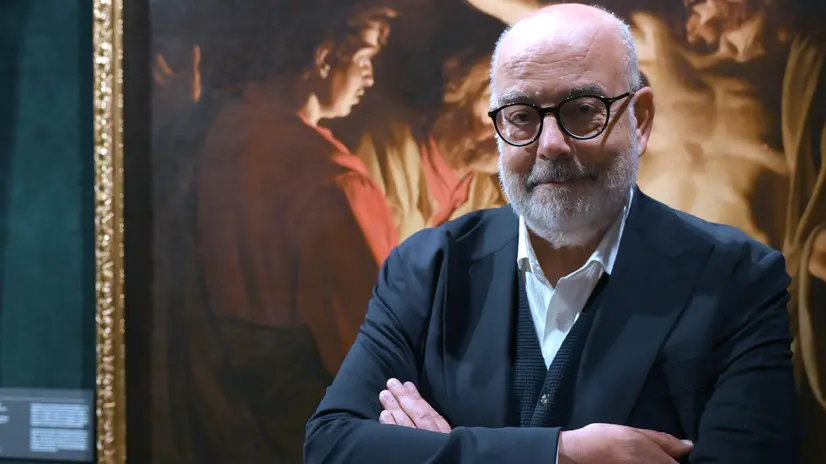 Gianni Papi, curatore della mostra su Matthias Stom