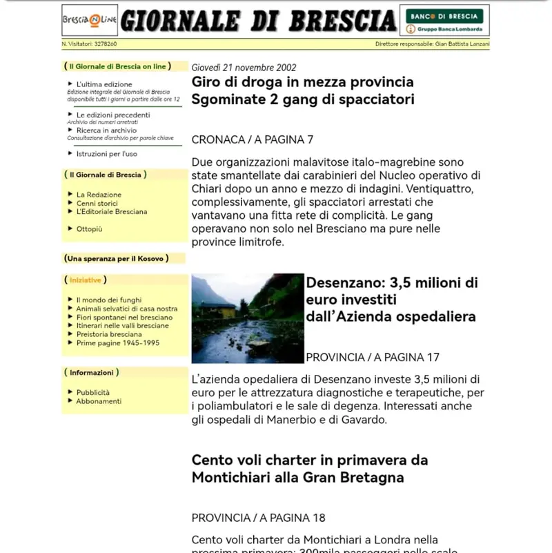 Dal 2000 il Giornale di Brescia © www.giornaledibrescia.it