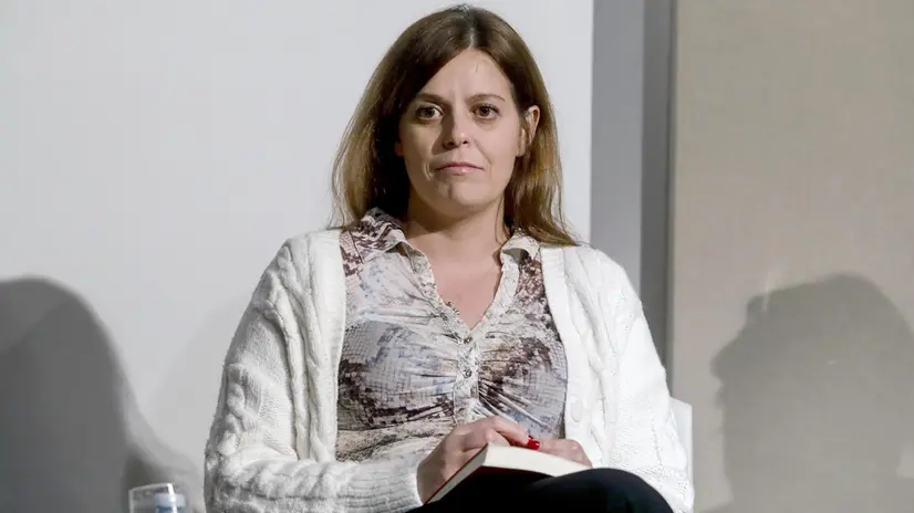 L’europarlamentare Ilaria Salis presenta il suo libro “Vipera” a Milano, 21 febbraio 2025. ANSA/MOURAD BALTI TOUATI