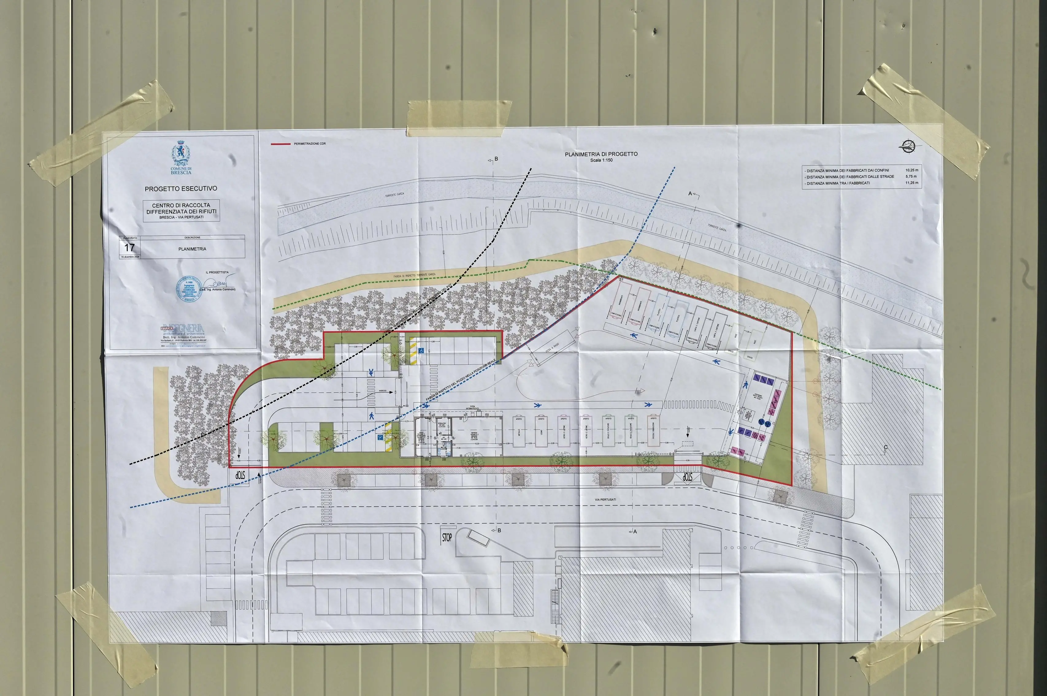 Nuovo centro di raccolta rifiuti in via Pertusati a Brescia