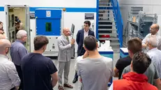 Fabio Gatti nella sua azienda - Foto Marcello Casali