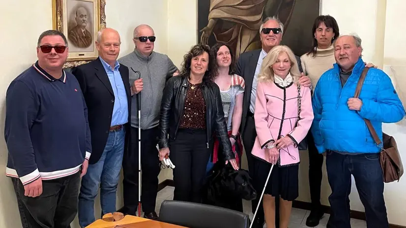 Il direttivo dell'Unione italiana ciechi e ipovedenti - © www.giornaledibrescia.it