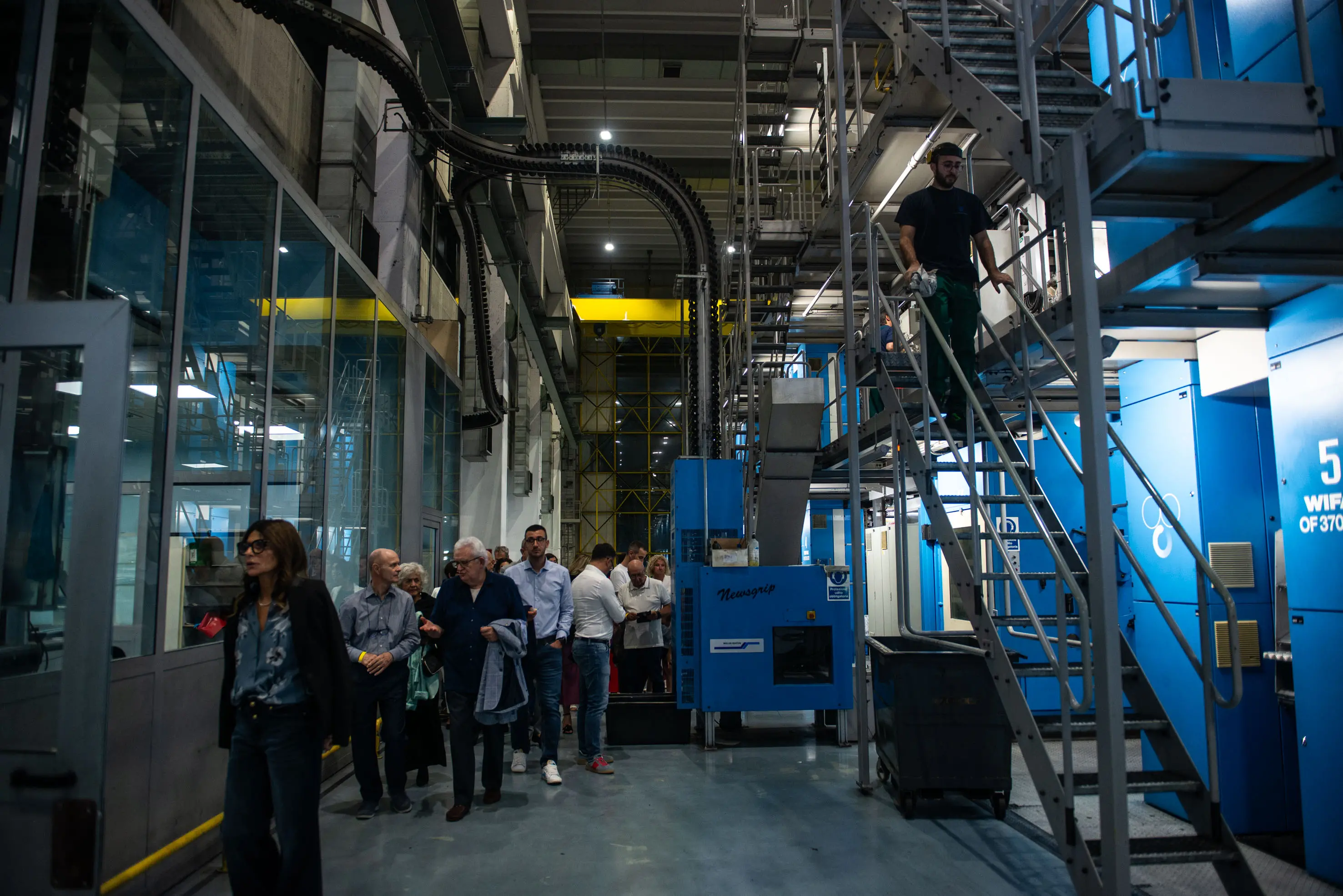 Il Centro stampa quotidiani di Erbusco