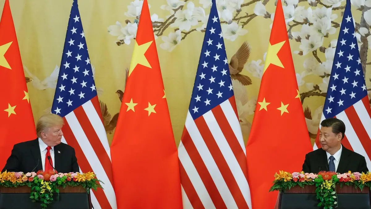 Donald Trump e Xi Jinping - Foto Epa © www.giornaledibrescia.it