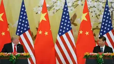 Donald Trump e Xi Jinping - Foto Epa © www.giornaledibrescia.it