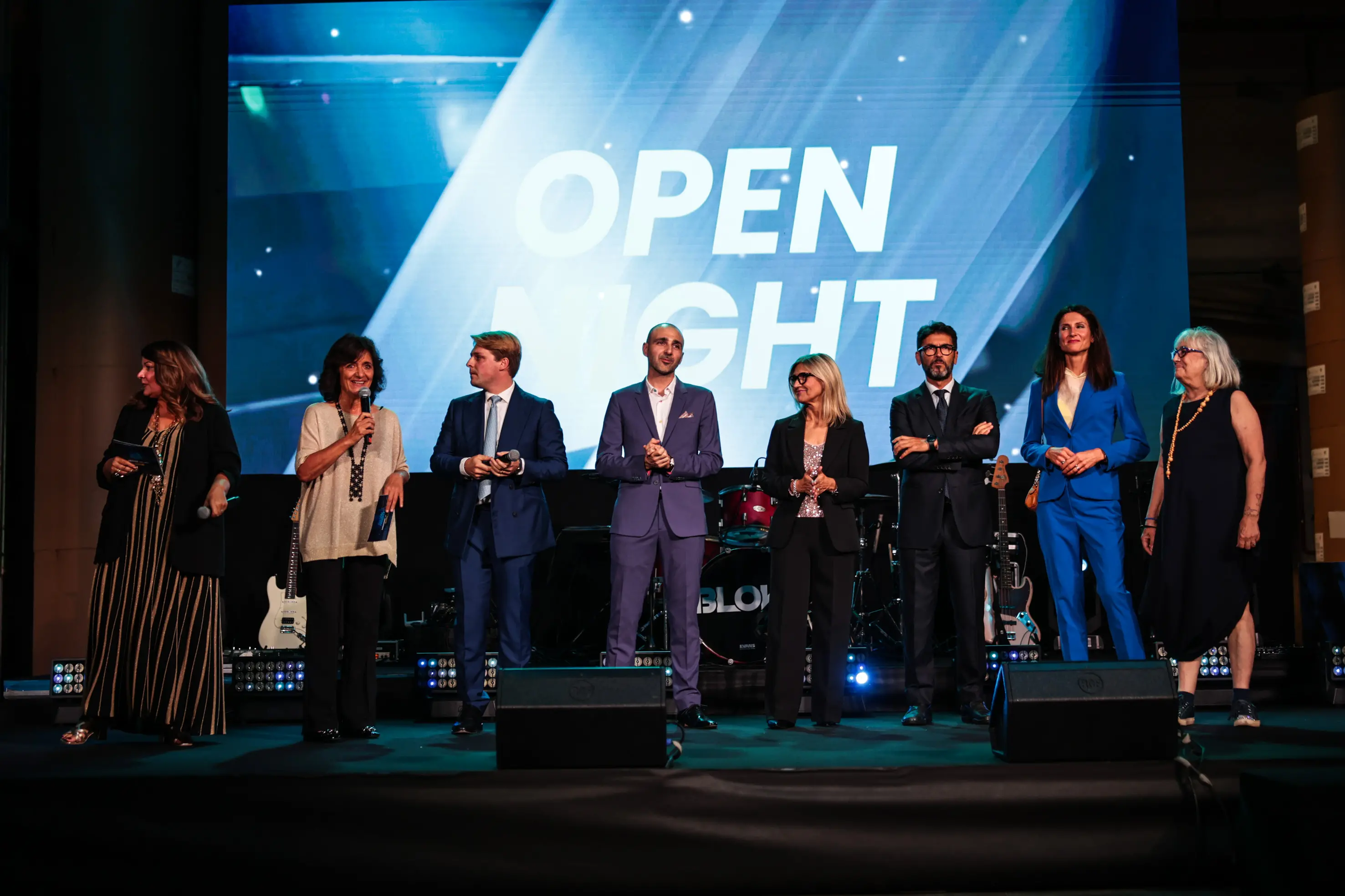 Open night, sul palco del Centro stampa quotidiani di Erbusco