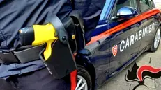Il taser utilizzato dai carabinieri