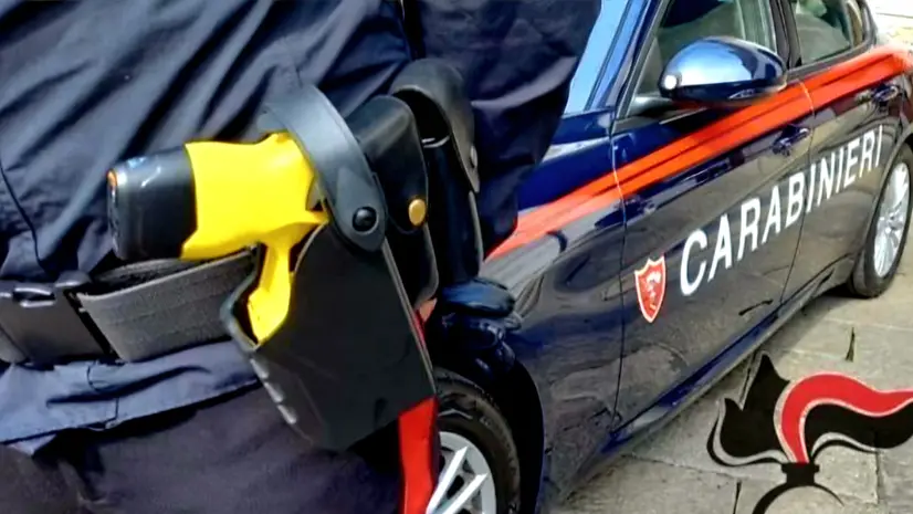 Il taser utilizzato dai carabinieri