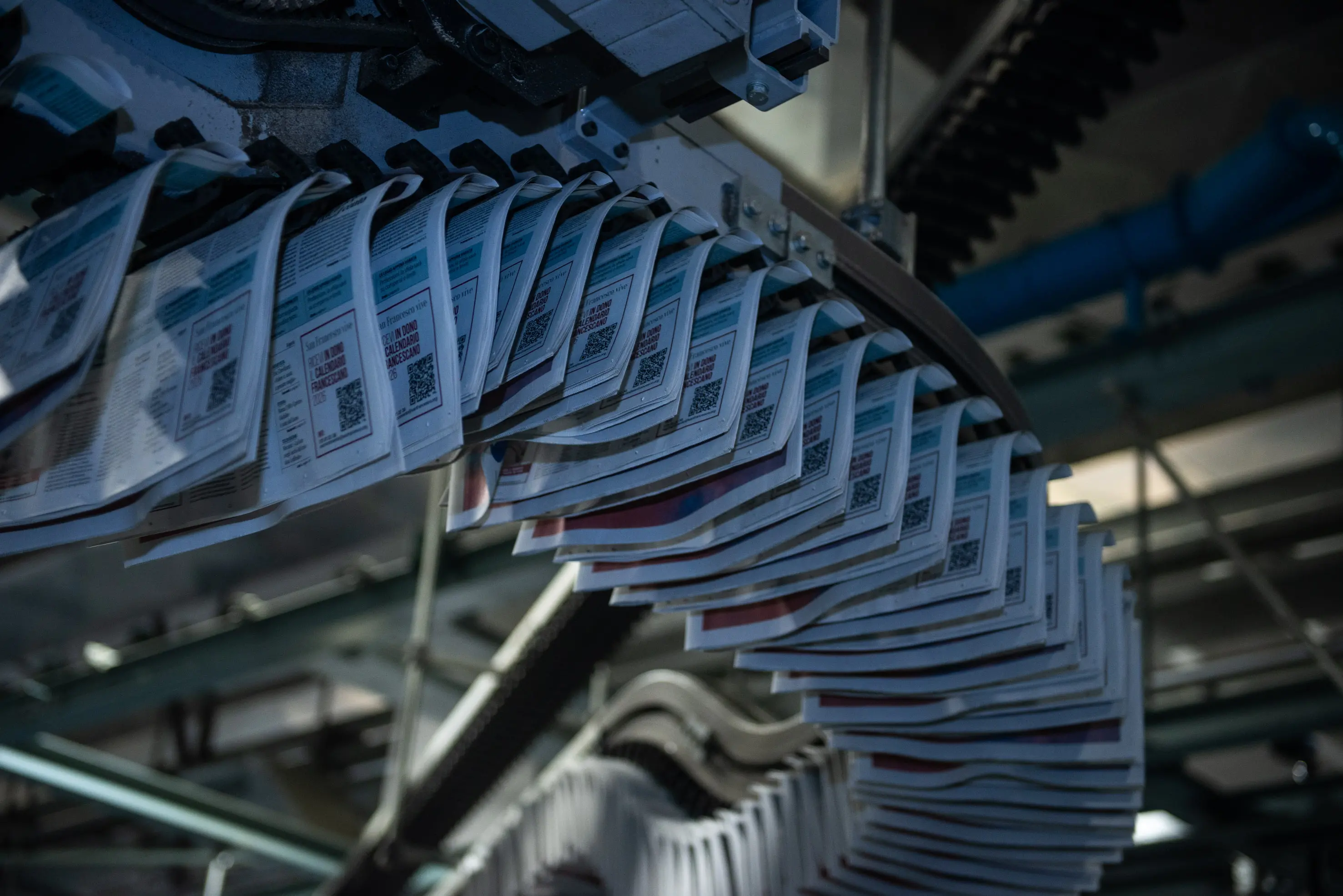 Il Centro stampa quotidiani di Erbusco