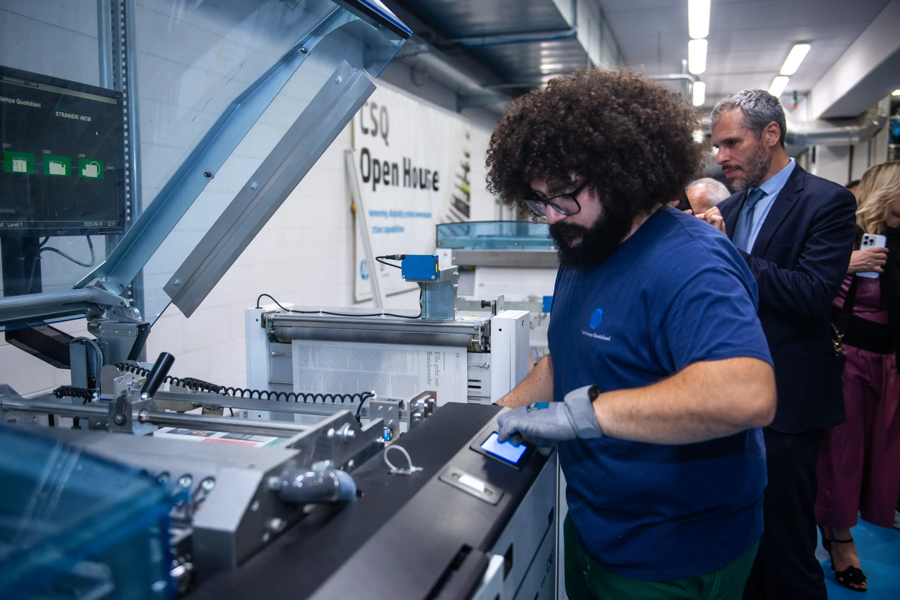 Il Centro stampa quotidiani di Erbusco