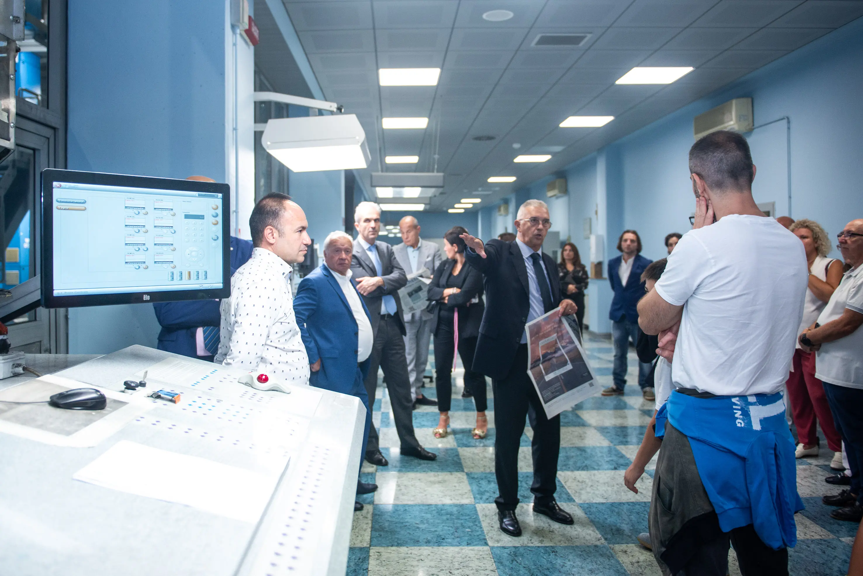 Il Centro stampa quotidiani di Erbusco