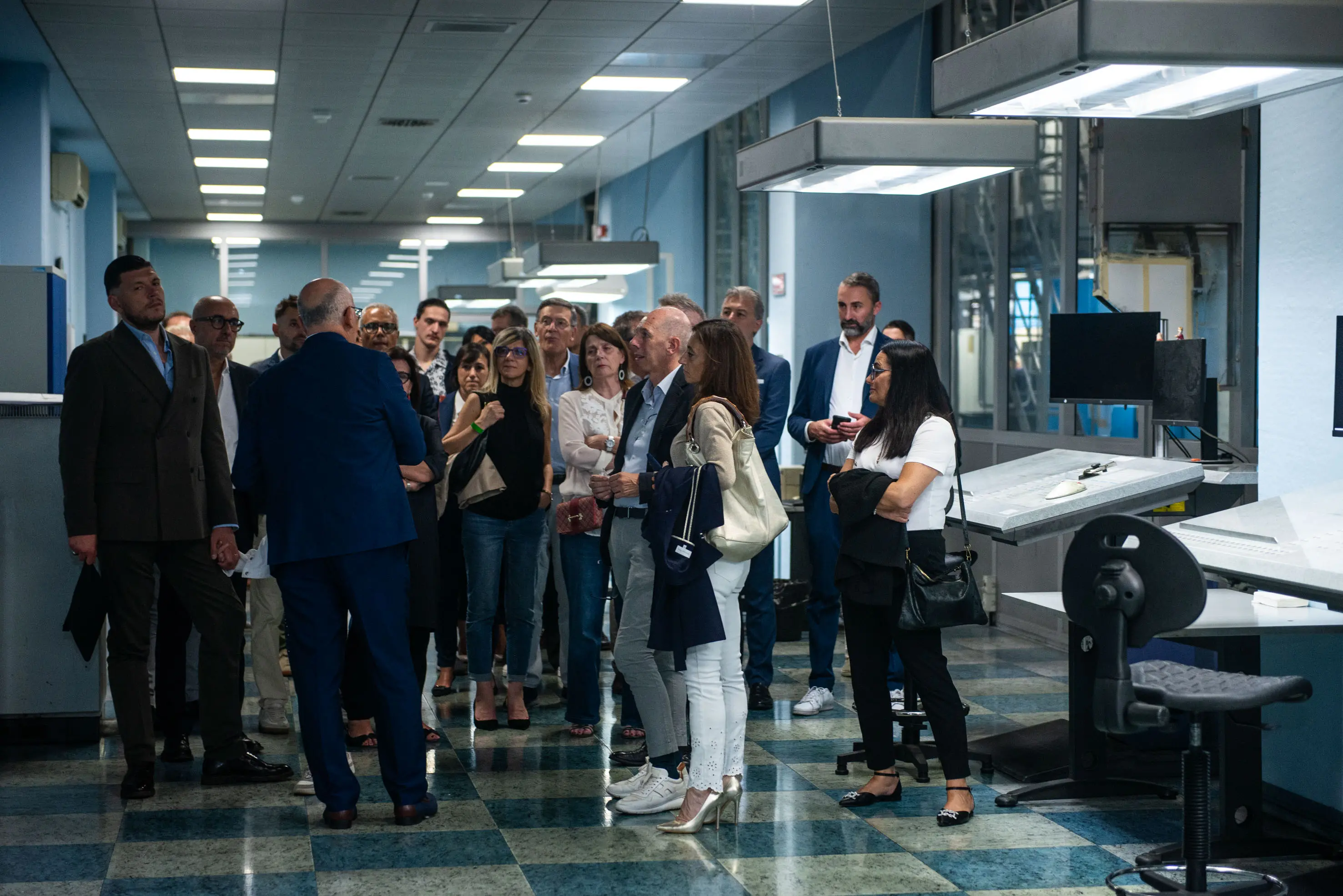 Il Centro stampa quotidiani di Erbusco