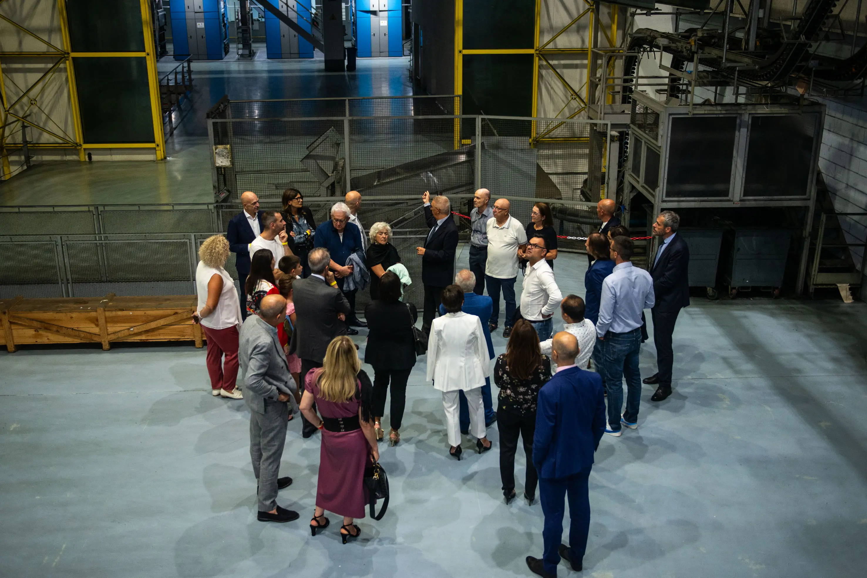 Il Centro stampa quotidiani di Erbusco