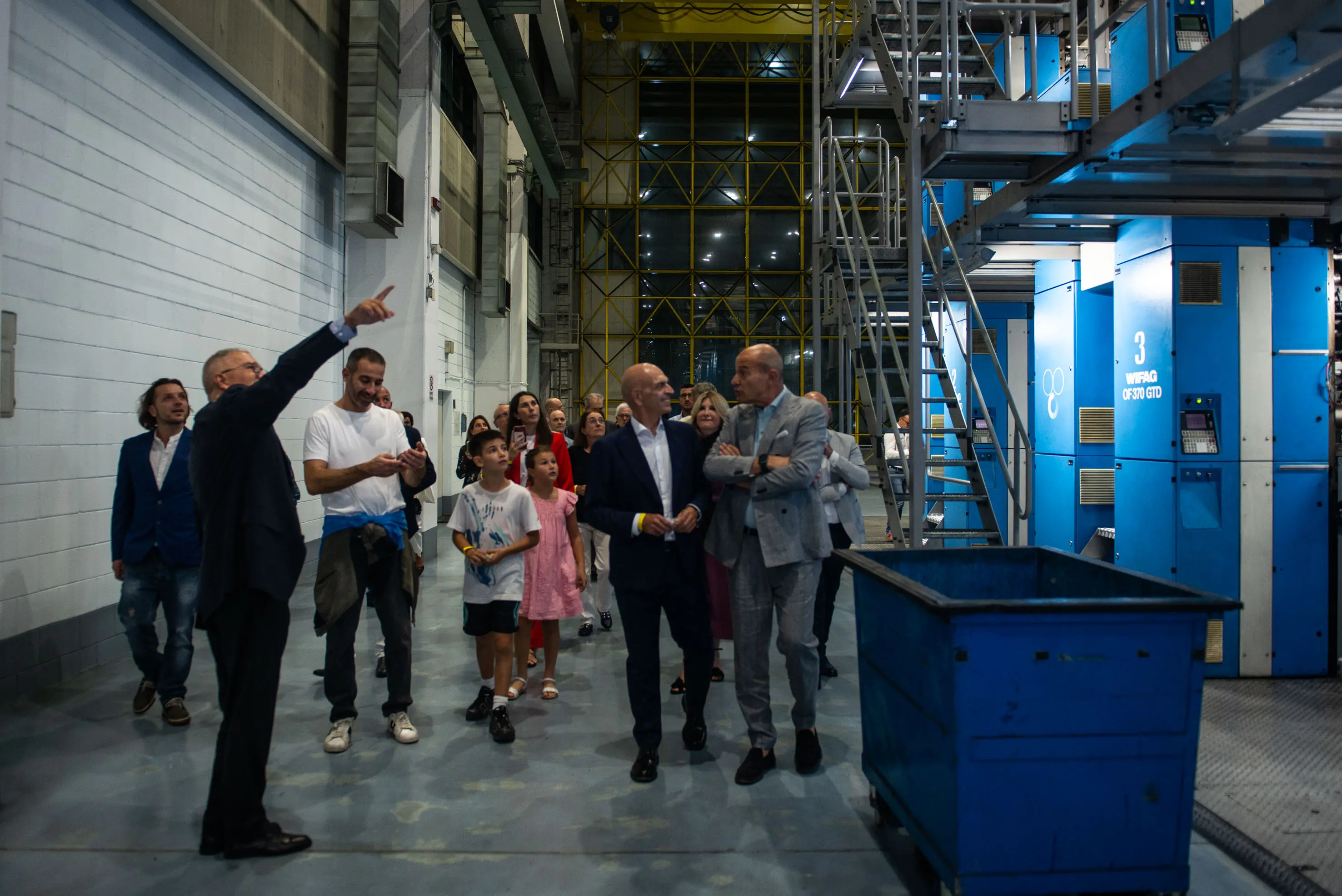 Il Centro stampa quotidiani di Erbusco