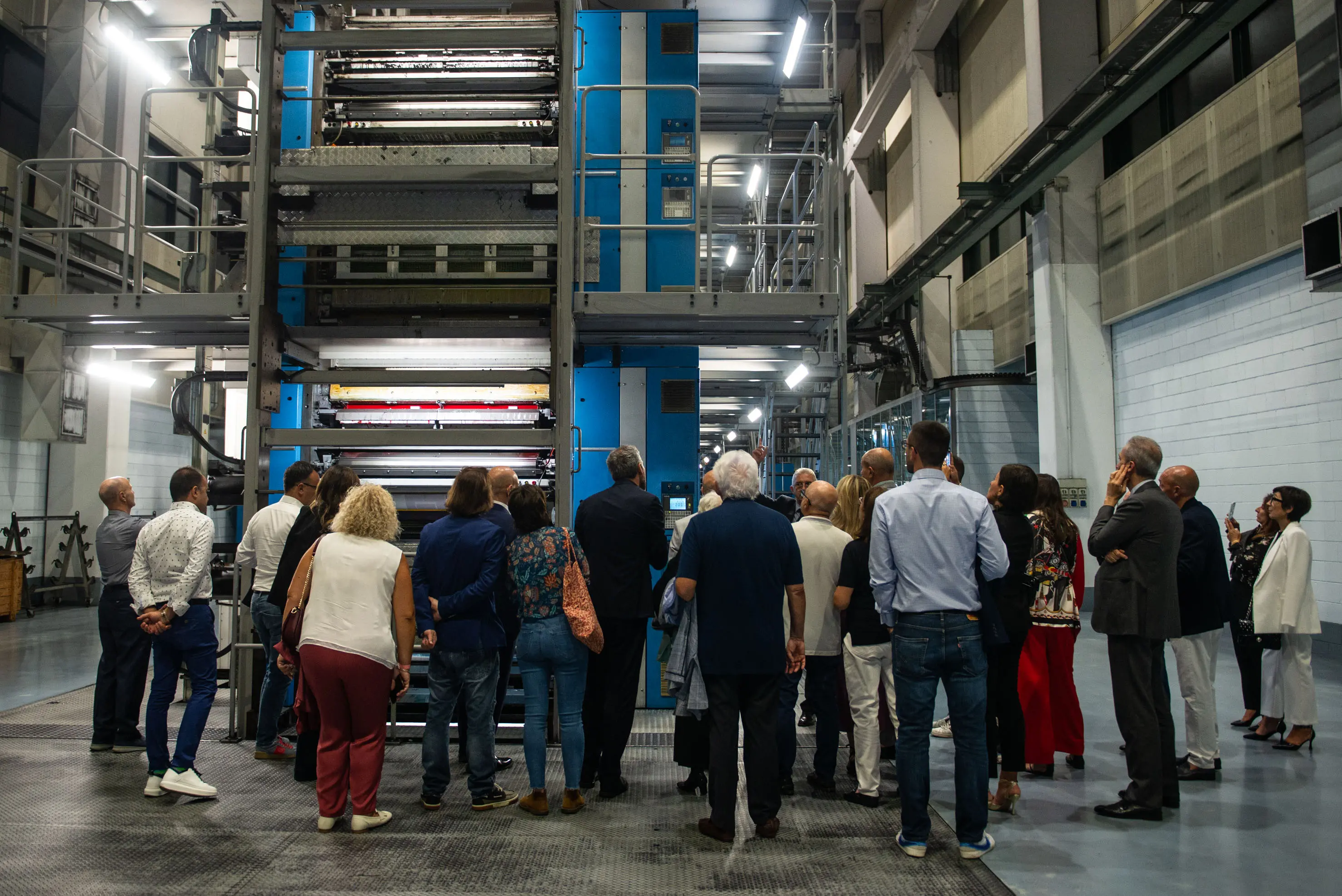 Il Centro stampa quotidiani di Erbusco