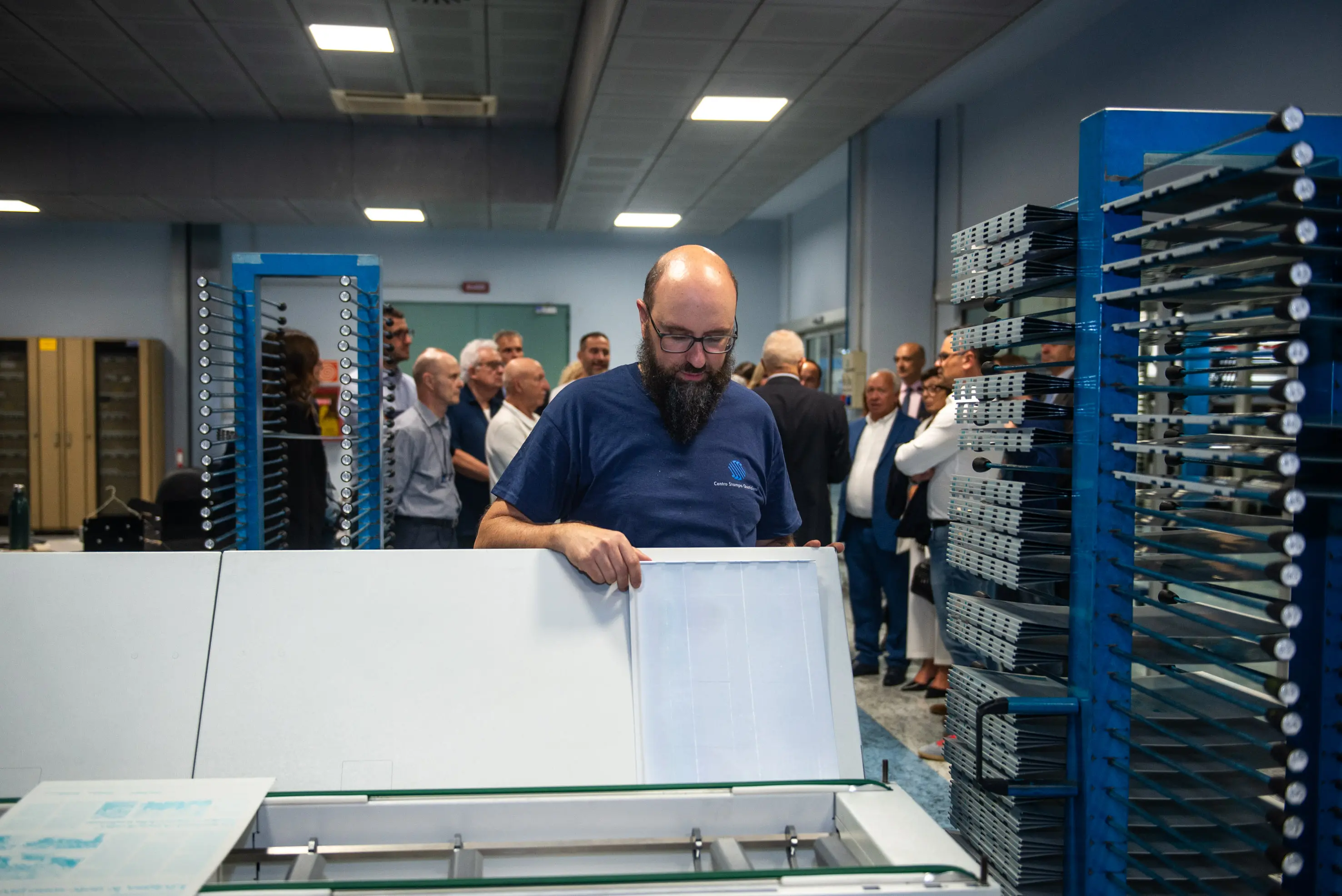 Il Centro stampa quotidiani di Erbusco