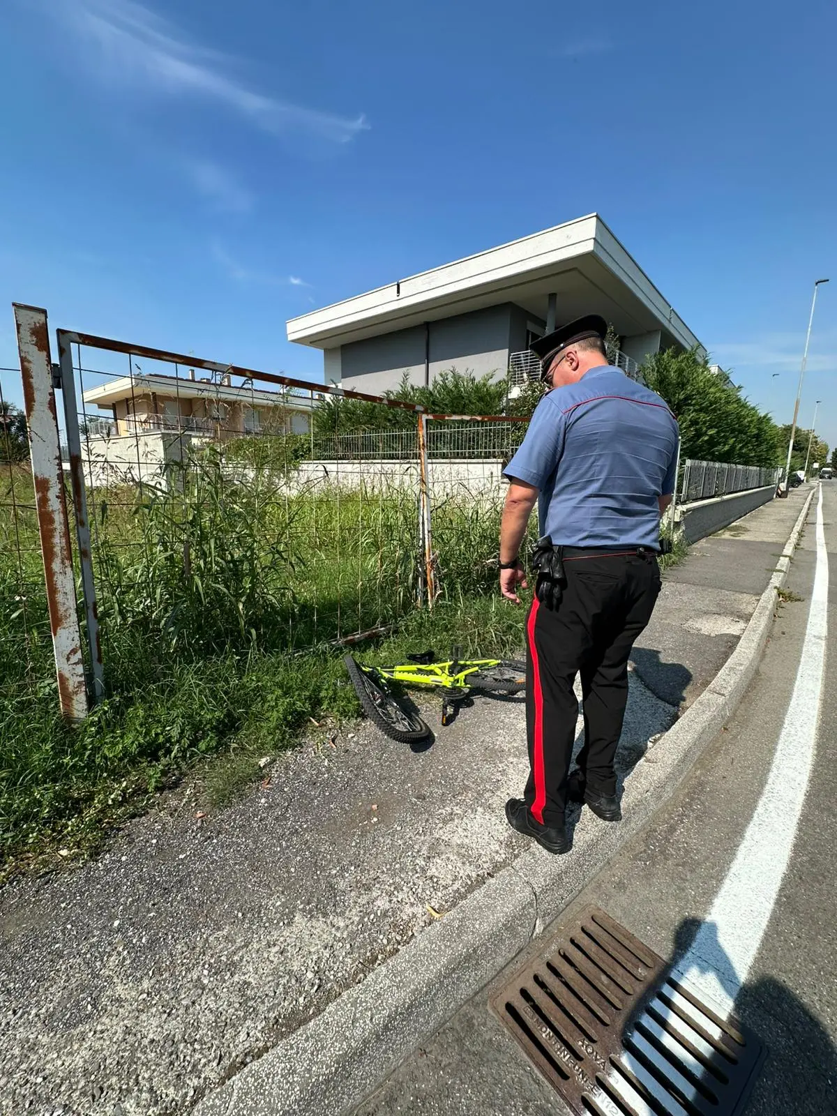 Manerbio, scontro bici moto
